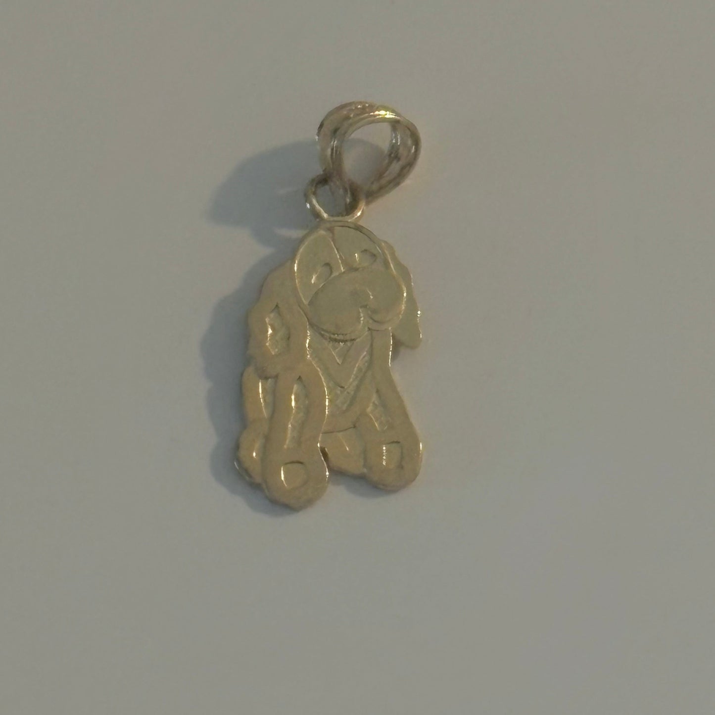 10K Yellow Gold “I ♥ My Dog” Puppy Charm