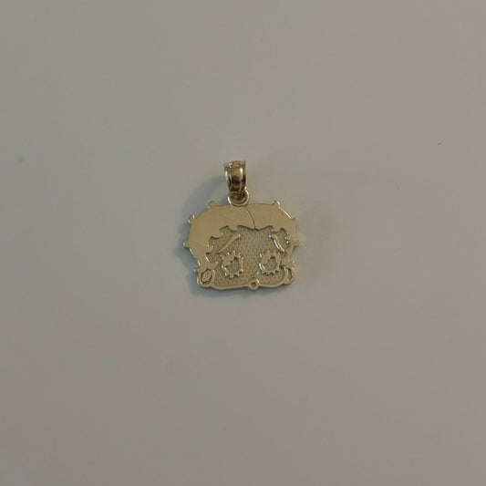 10K Betty boop charm