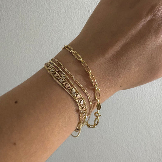 Vintage Italian 18K Gold Bracelet by Cini Group