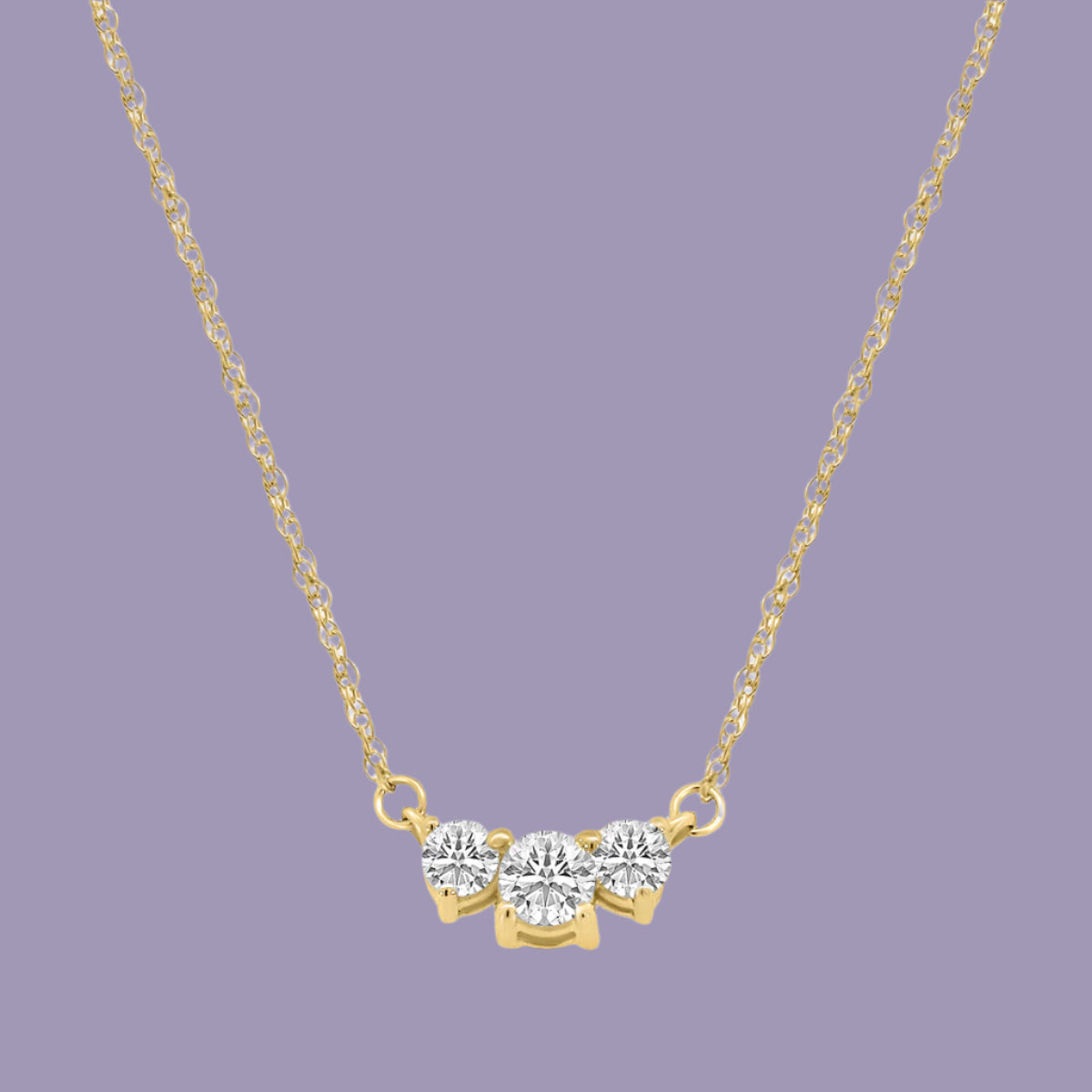 10K diamond necklace