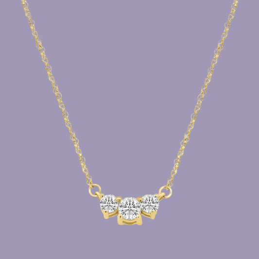 10K diamond necklace
