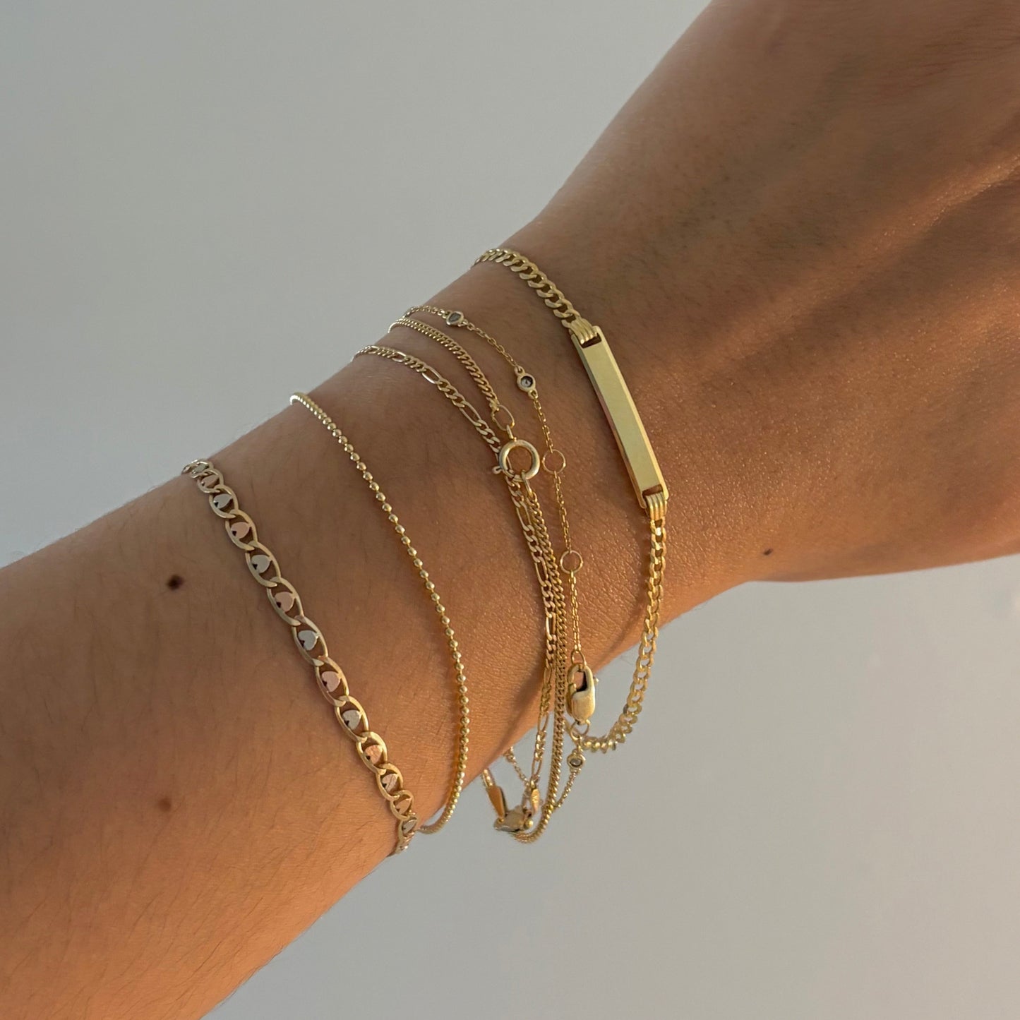14K Gold Engravable Cuban ID Bracelet – Semi Hollow Name Plate Bracelet