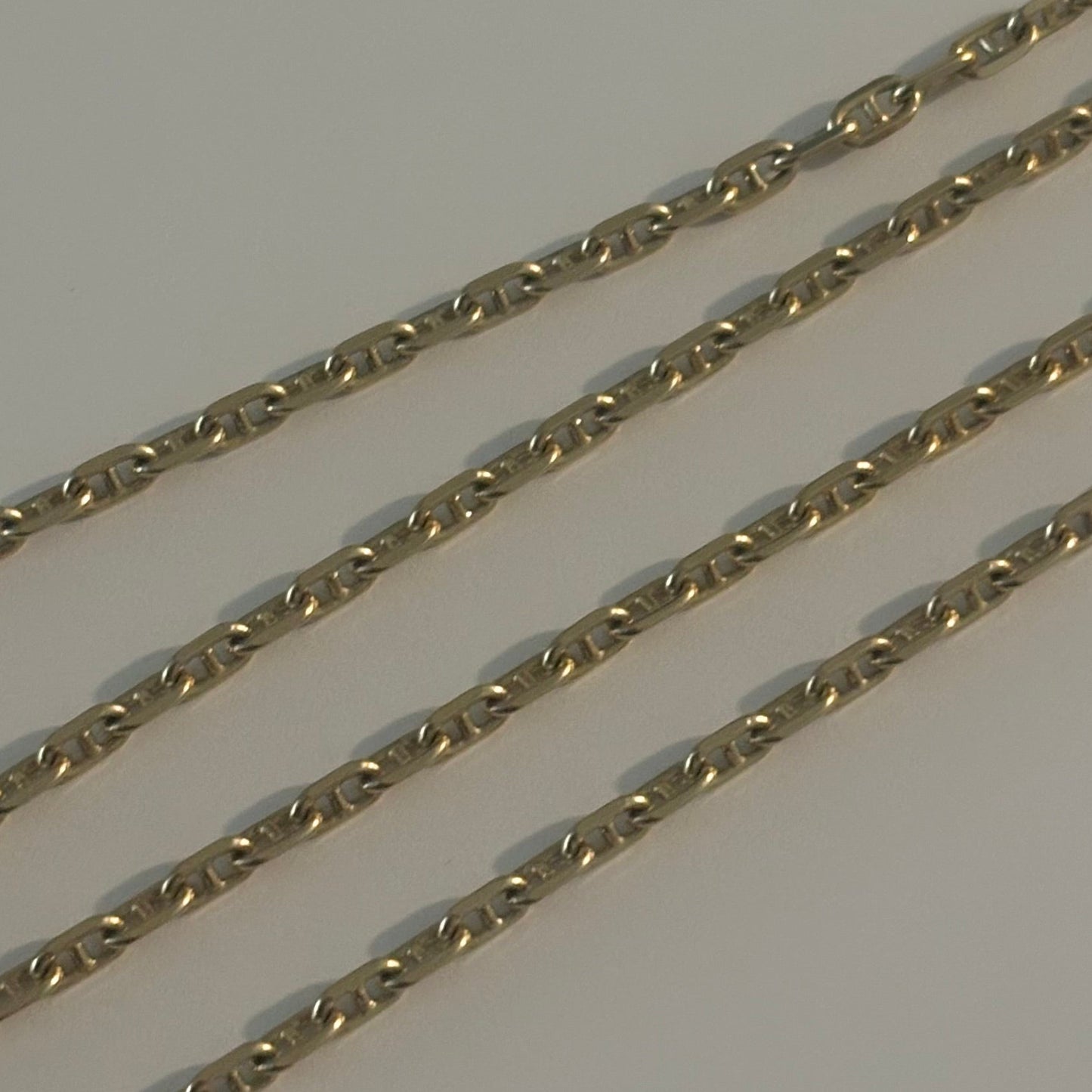 14K Solid Gold Italian Anchor Chain – 1.9mm