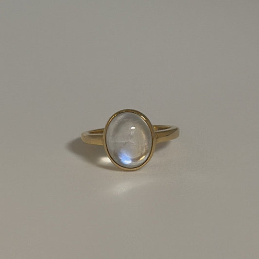 14k moonstone ring