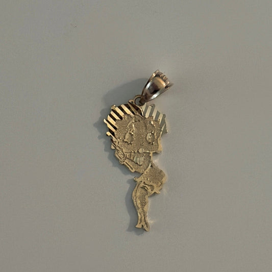 14k Betty boop charm