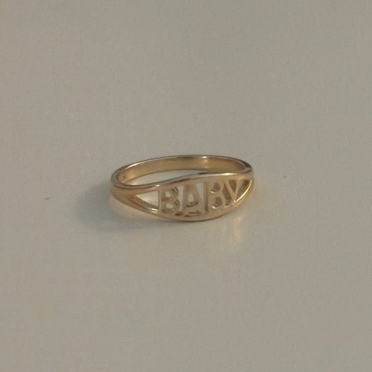 14K Gold “Baby” Ring