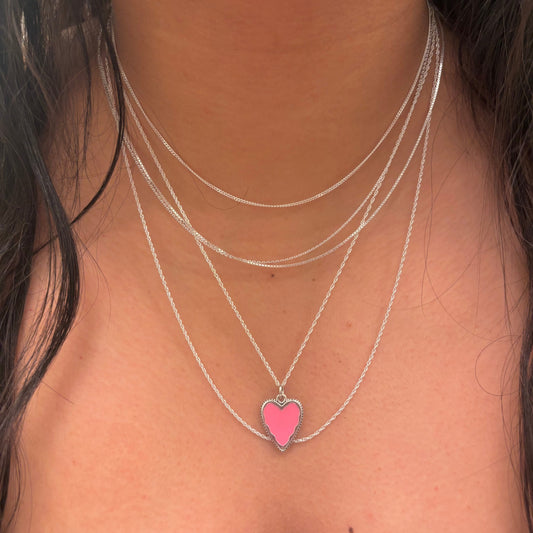 Sterling Silver Chain Necklace – Multiple Styles & Lengths