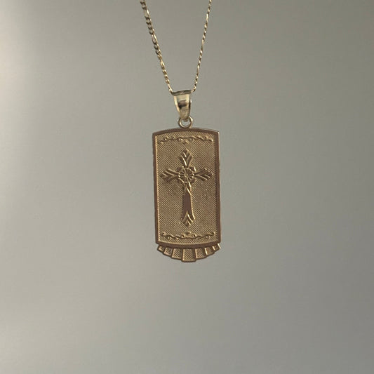 10K Gold Good Luck Charm Pendant