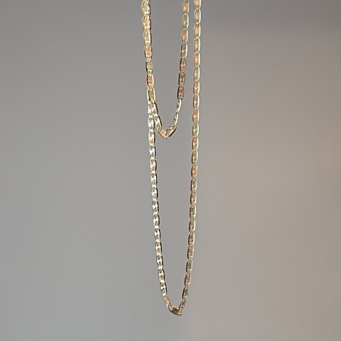 14k solid star Valentino chain