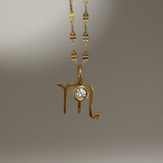 14K gold dainty  Zodiac charms