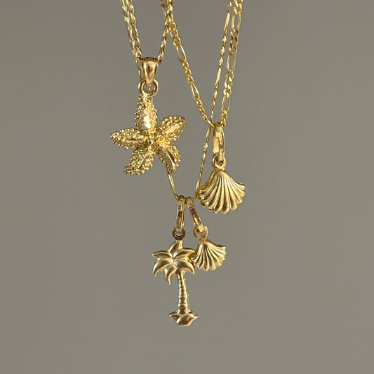 14K Yellow Gold Starfish Charm