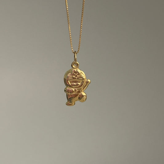 Doraemon 14K Gold Charm