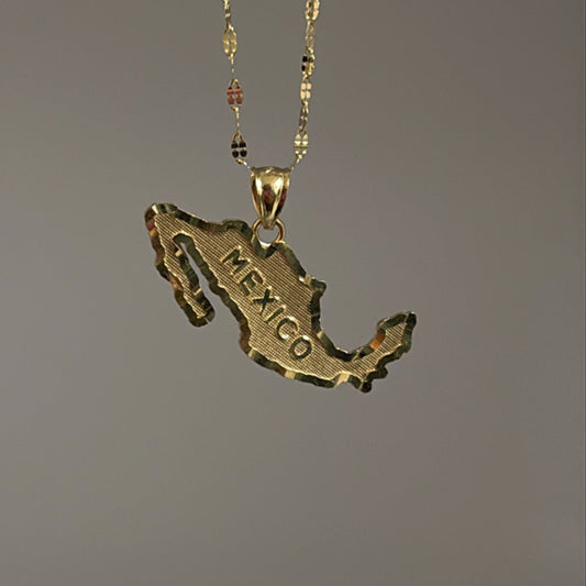 14k Mexico charm