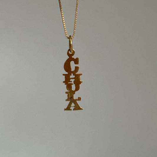 14K CHULA charm