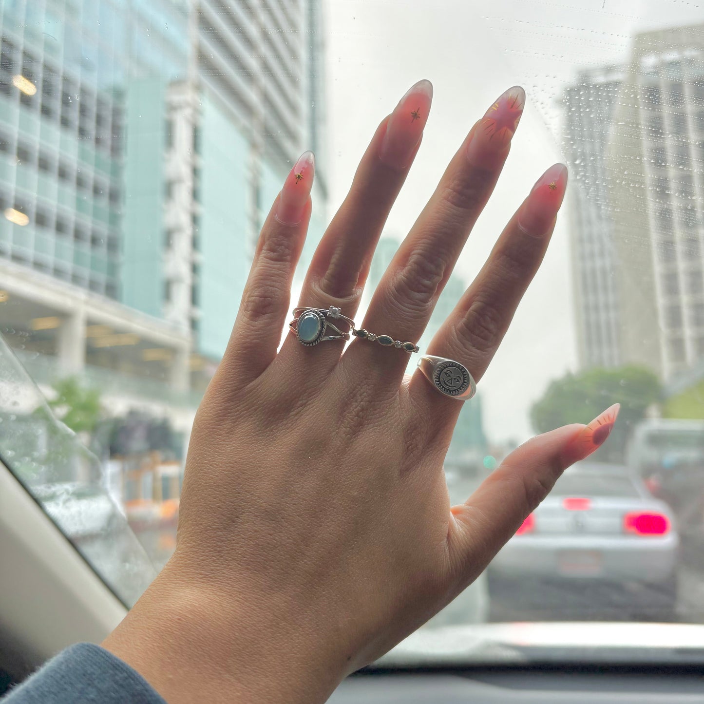 Natural Chalcedony Ring – Sterling Silver 925