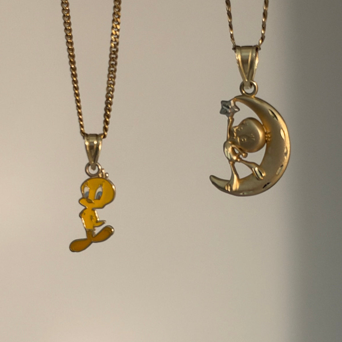 14K Yellow Gold Tweety Bird Charm – Two Styles