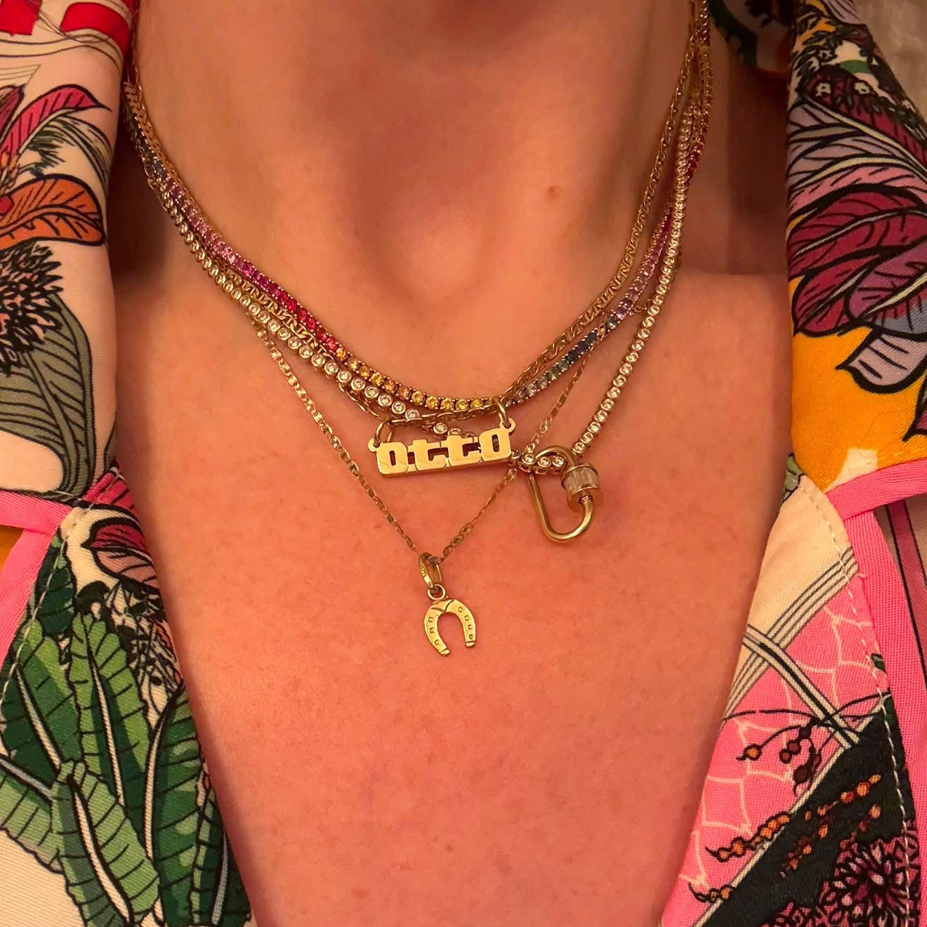 The Diana Nameplate | Signature 14K Gold Custom Nameplate