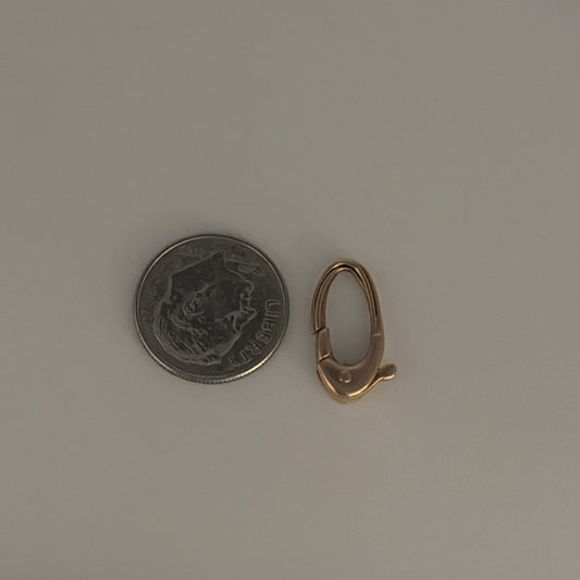 Vintage 18K Gold Clasp Charm Holder – Hallmarked 750