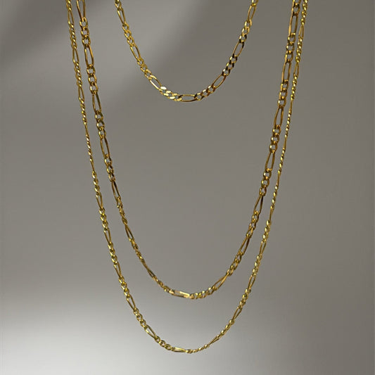 14k baby Figaro chain