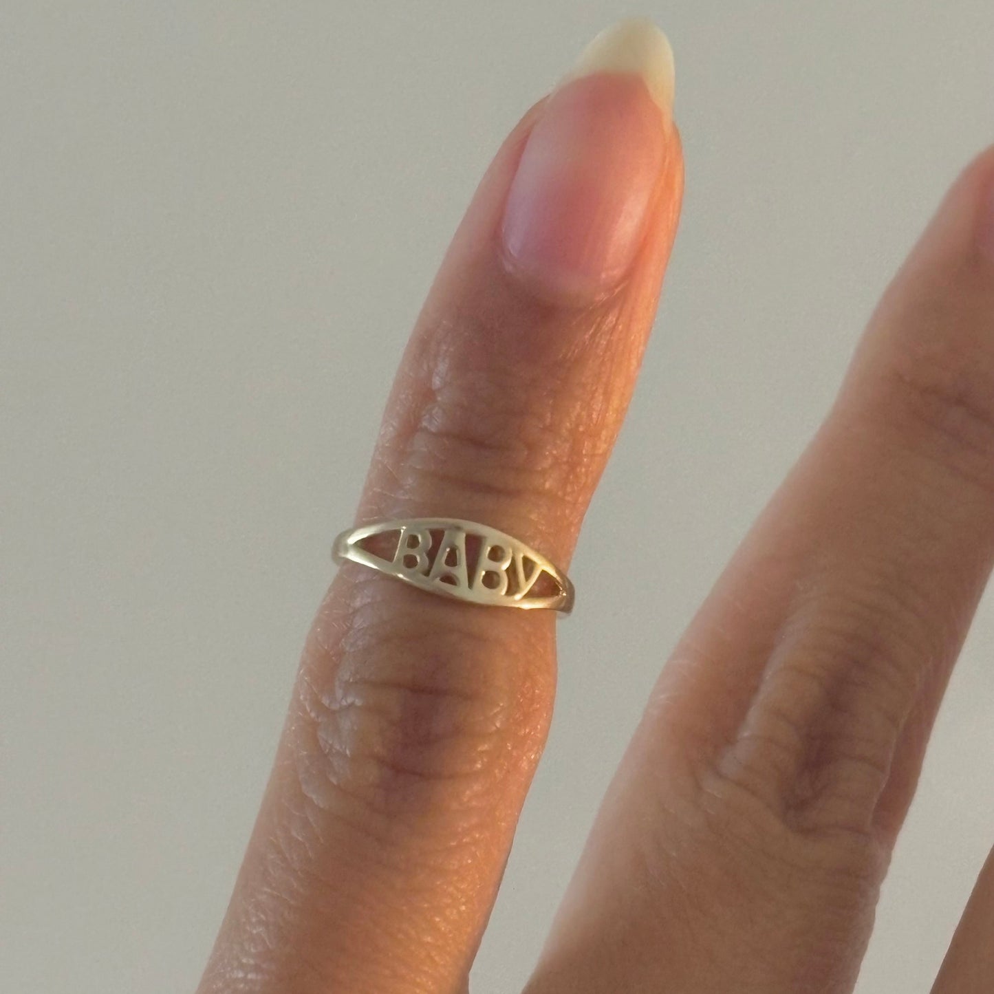 14K Gold “Baby” Ring