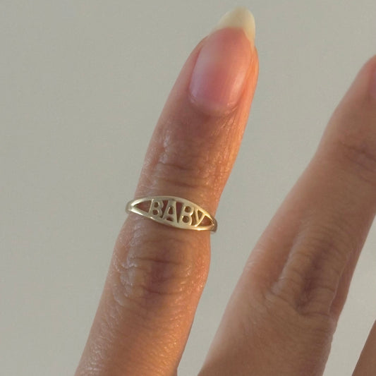 14K Gold “Baby” Ring
