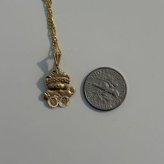 Vintage Teddy Bear Charm -14K Gold by Michael Anthony (1986)