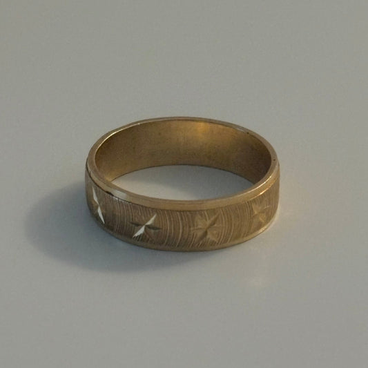 Antique & Vintage 10K & 14K Gold Engraved Bands (Sold Individually)