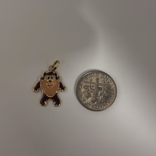 14k baby Taz- Tasmanian devil charm