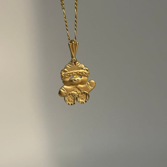 Vintage Teddy Bear Charm -14K Gold by Michael Anthony (1986)