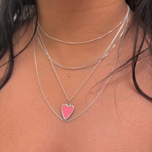 Sterling Silver Chain Necklace – Multiple Styles & Lengths