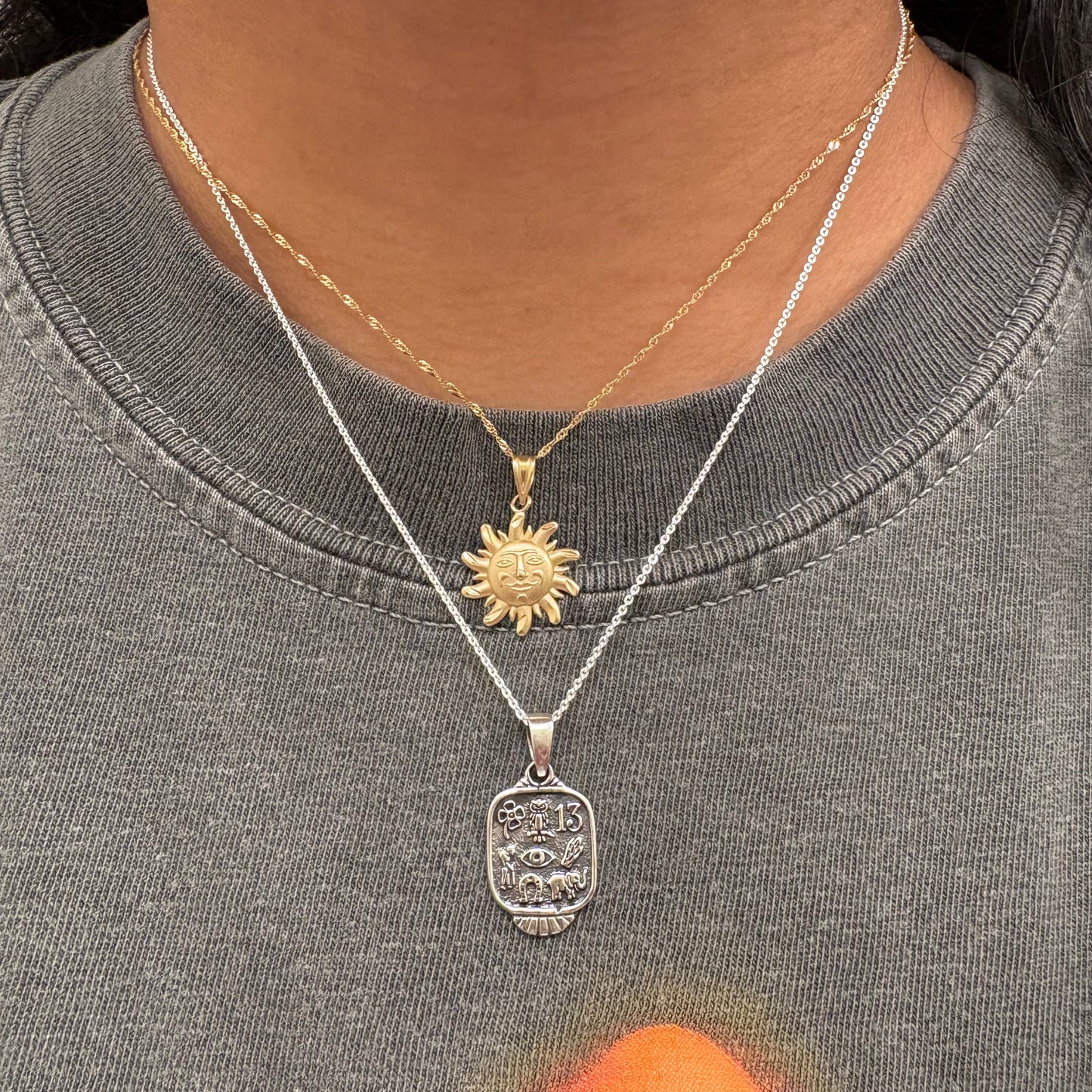 Vintage 14K Gold Sun Face Charm – Michael Anthony