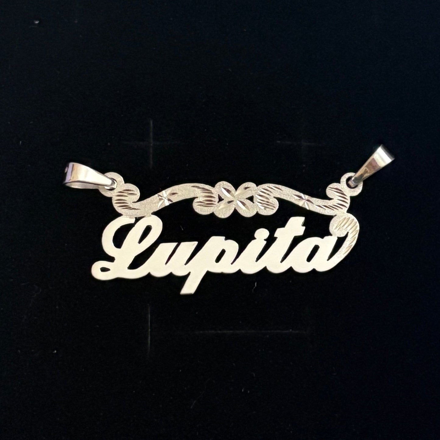 14K solid gold Custom Nameplate