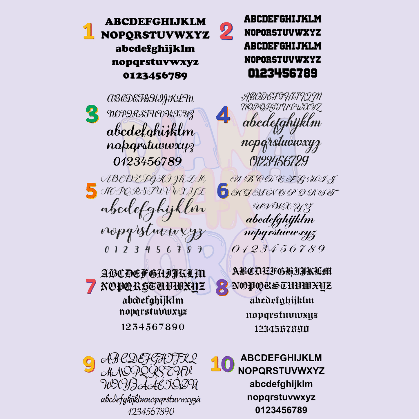 Engraving Add-On – Customize Your Gold Jewelry with 10 Font Options