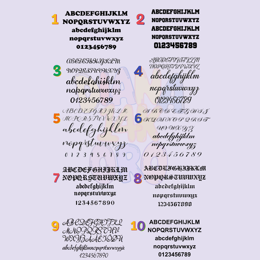 Engraving Add-On – Customize Your Gold Jewelry with 10 Font Options