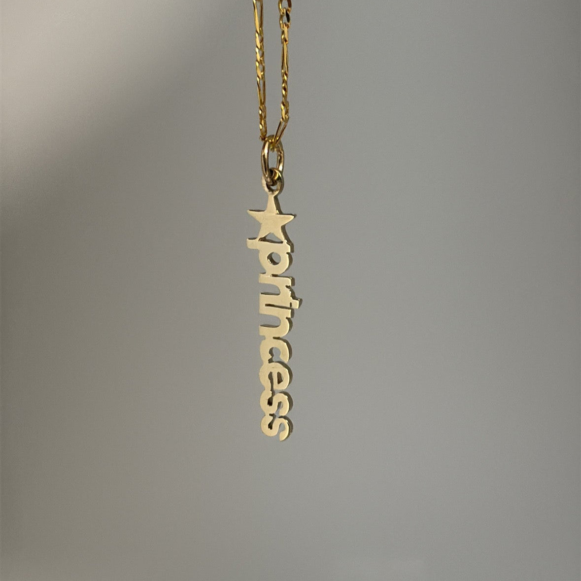 14K princess charm