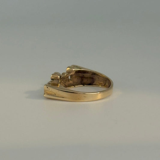 Vintage “Carolina” Name Ring - 14K Solid Gold