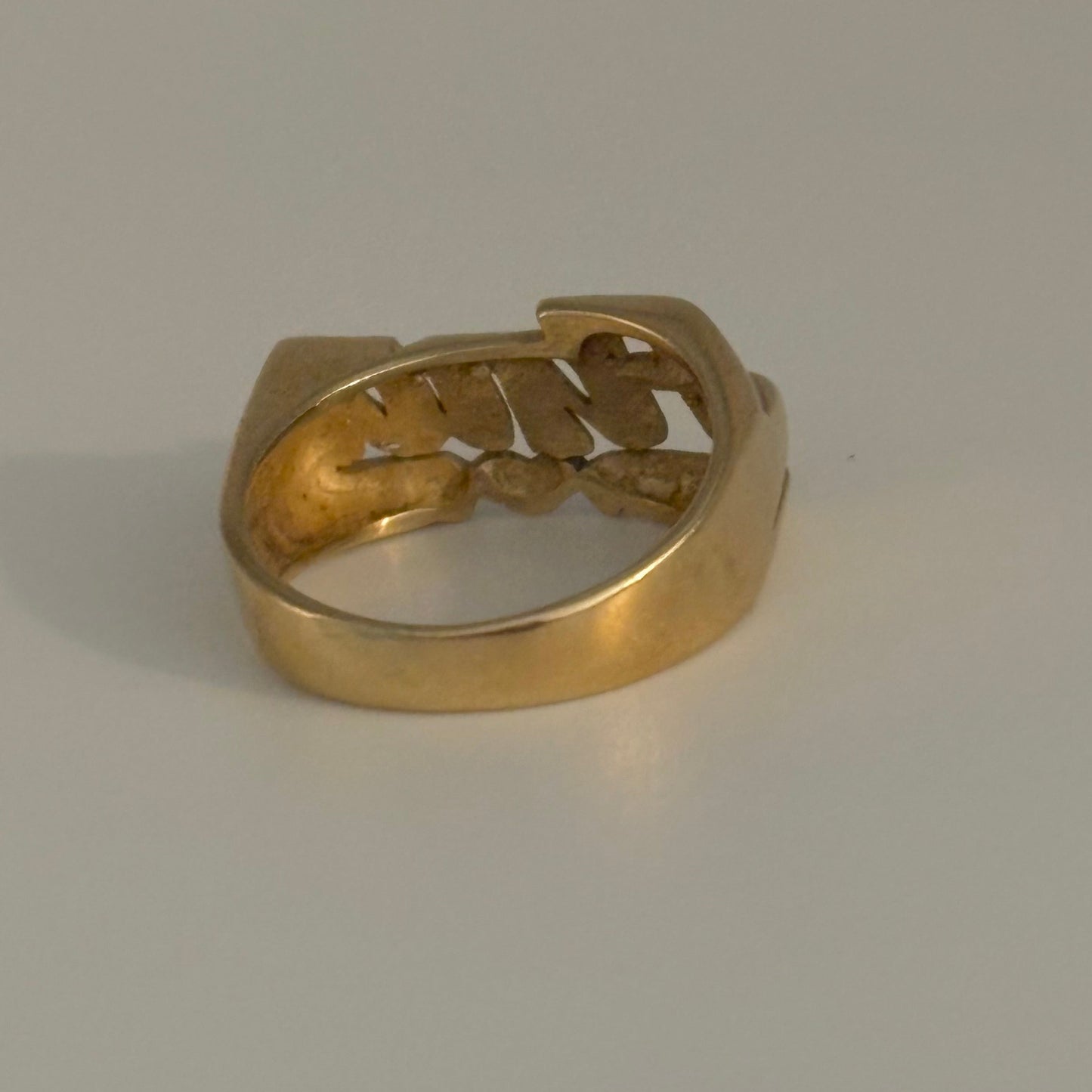 Vintage “Ana” Name Ring - 14K Gold