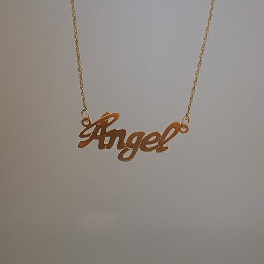 10k Angel necklace