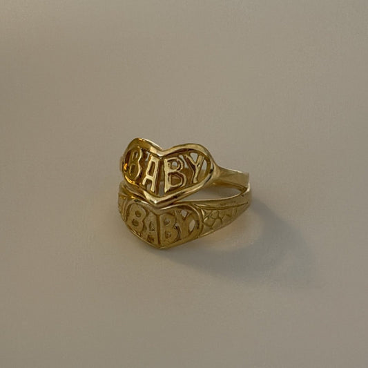 14k baby rings