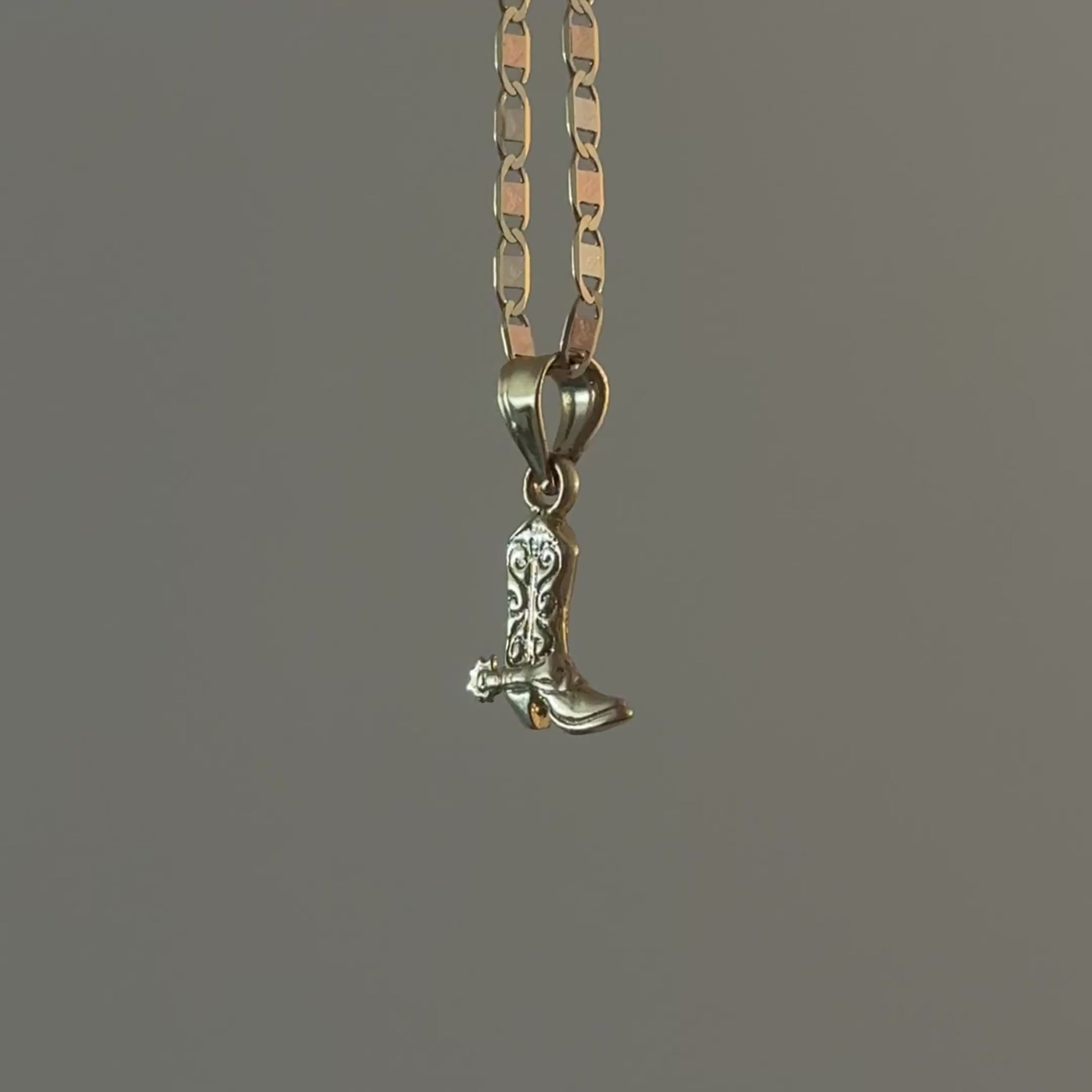 cowboy boot charm 